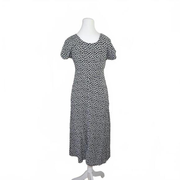 Avocado Women's Black and White Floral Casual Dress - Picture 2 of 8